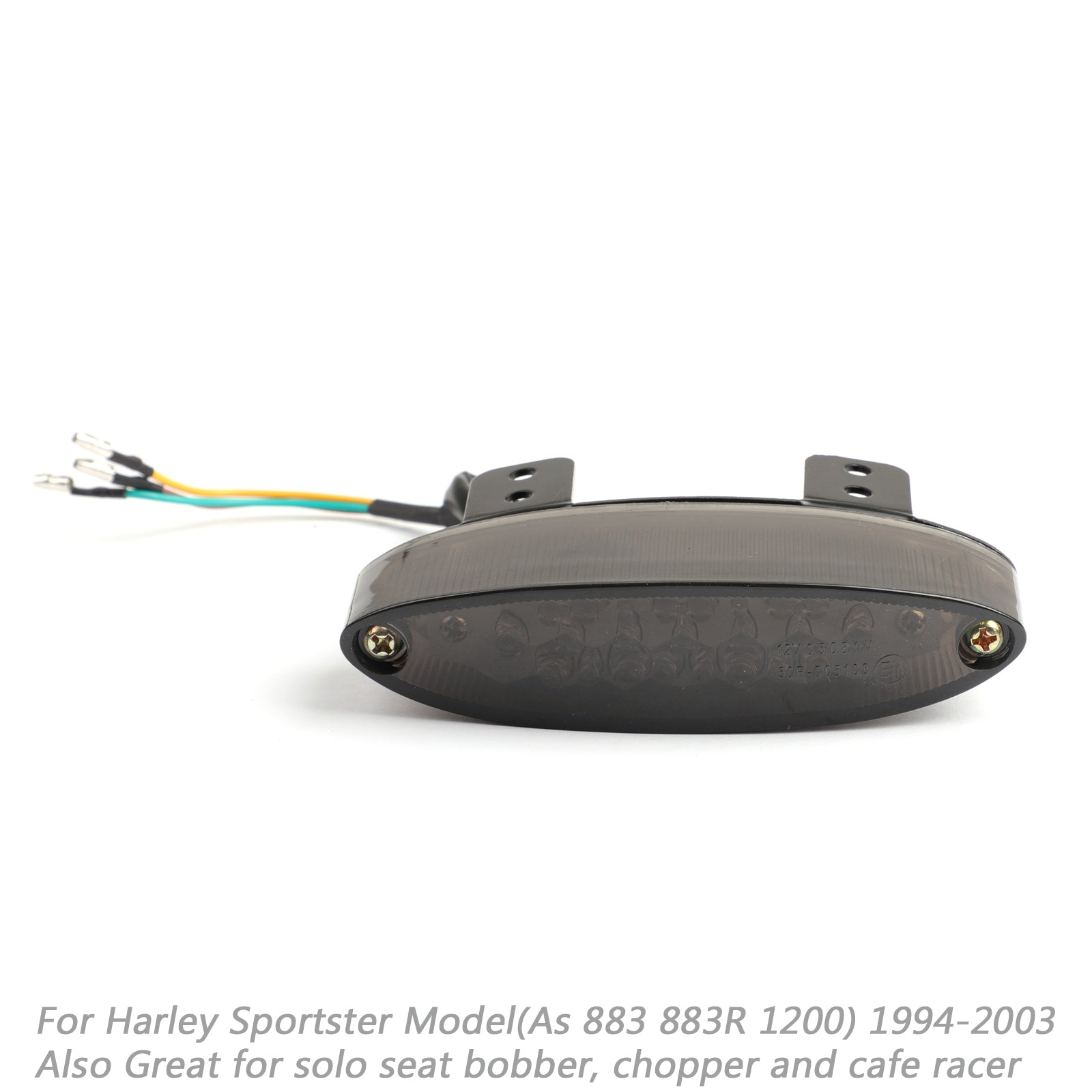 LED-bakre fender kant bakljus för Harley Sportster 883 1200 XL 1994-2003 Generisk