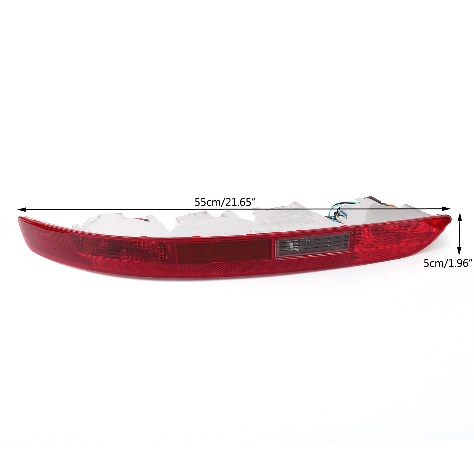 Audi Q5 2009-2015 Left Right Lower Tail Light Lamp Rear Reverse Bumper Light ABS Plastic with 4 Bulbs