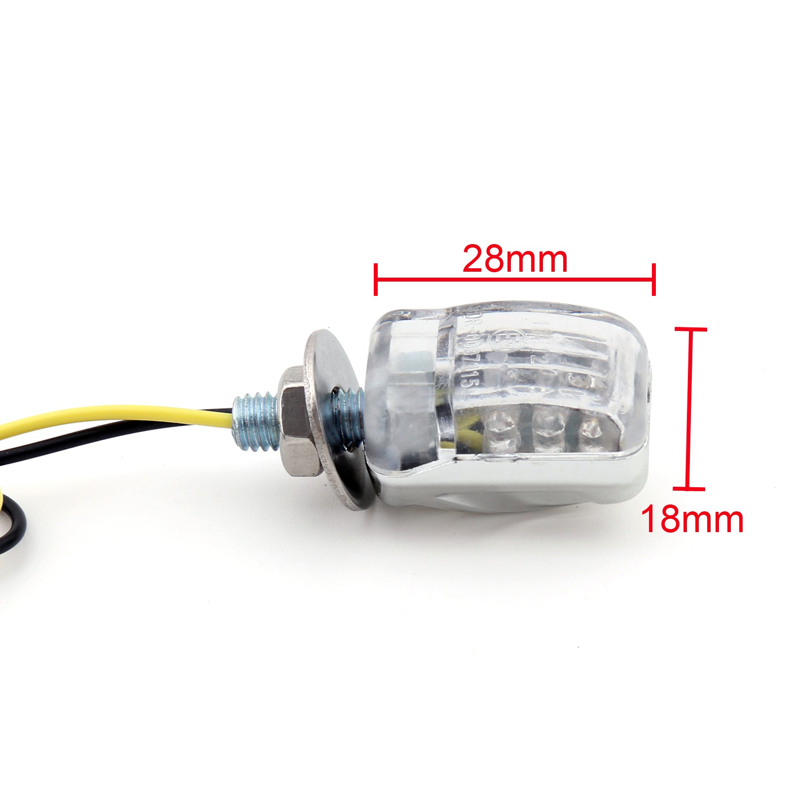 LED Micro Mini Tiny pequeños indicadores intermitentes motocicleta moto genérica