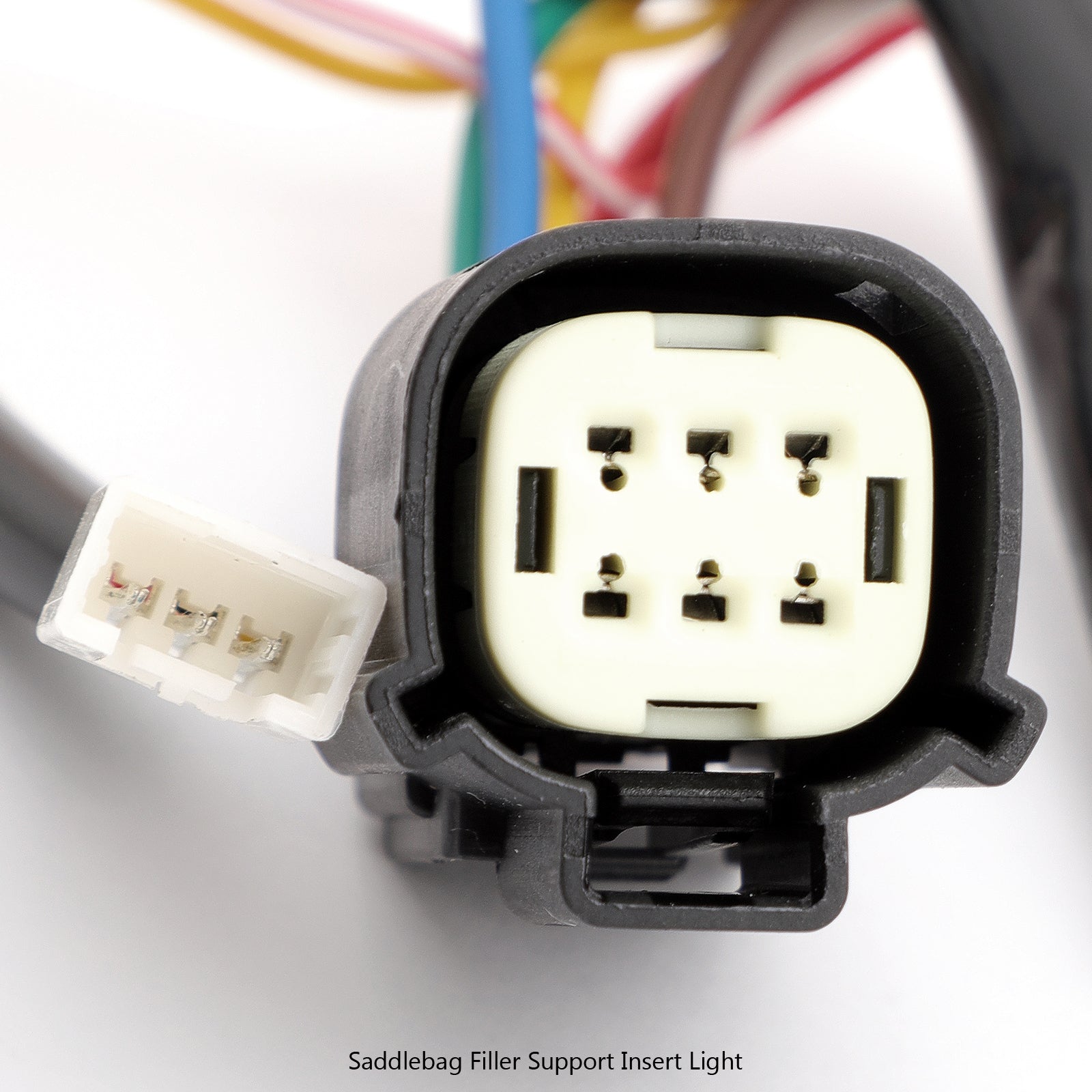 LED -insatser sadelväska påfyllningsstödslampor för Harley Touring Electra Glide Generic