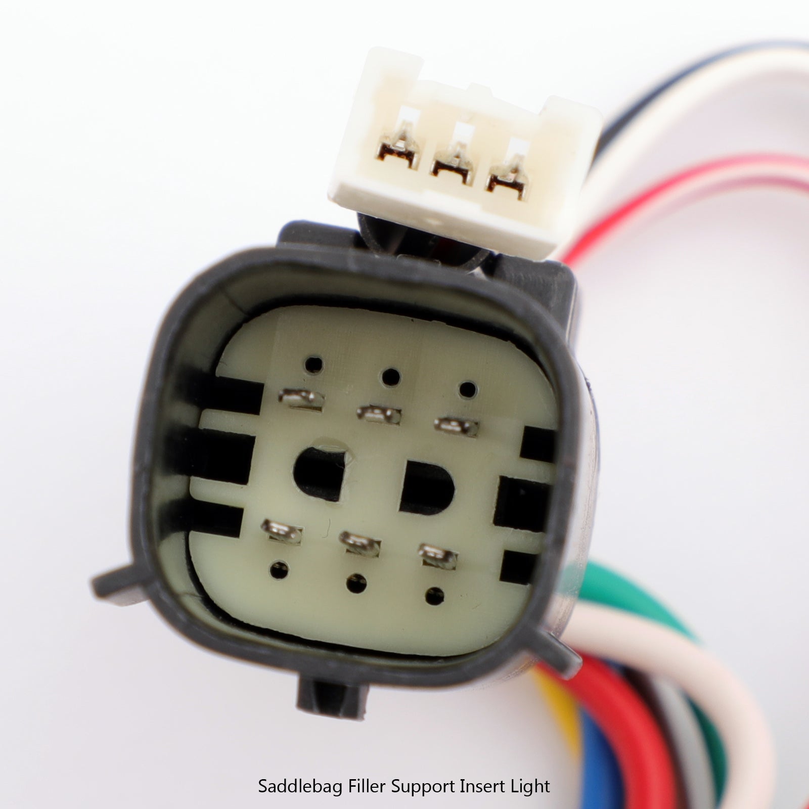 LED -insatser sadelväska påfyllningsstödslampor för Harley Touring Electra Glide Generic