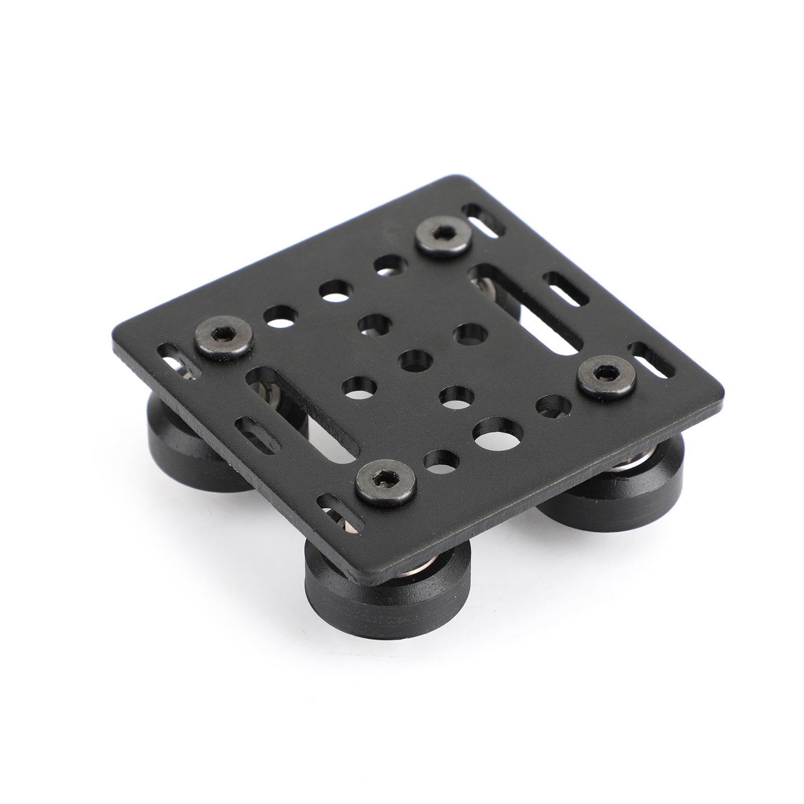 Juego de placas deslizantes de 20mm con ranura en V para perfiles, pieza de impresora 3D de cinco ruletas