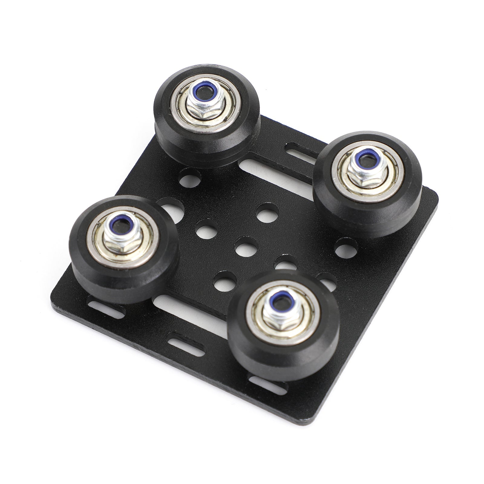 Juego de placas deslizantes de 20mm con ranura en V para perfiles, pieza de impresora 3D de cinco ruletas