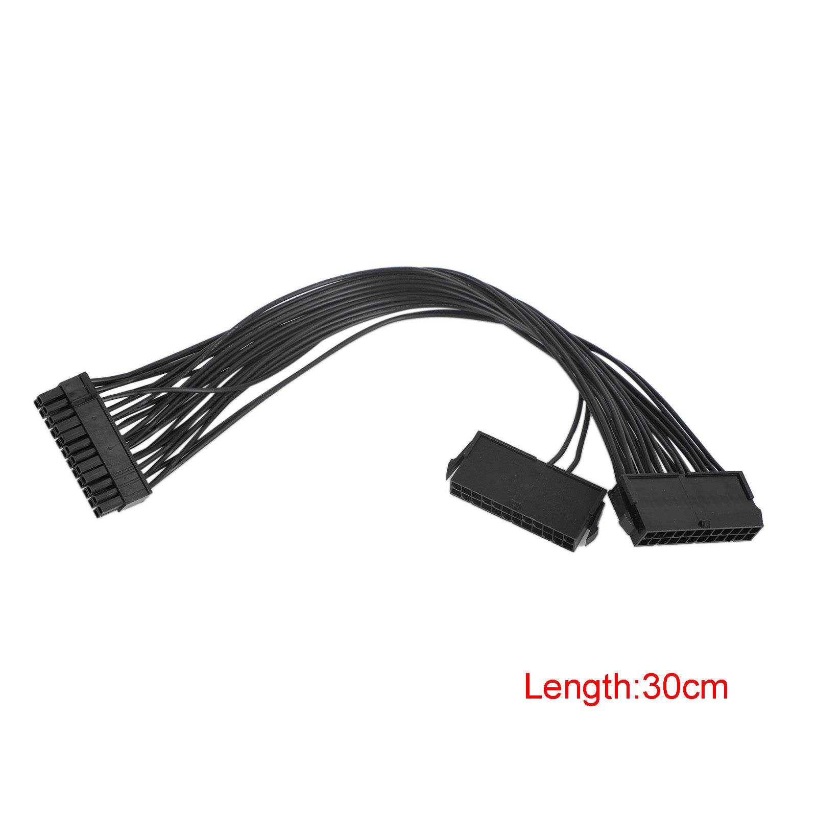 Cable divisor de alimentación PCIE de 6 pines macho a 8 (6+2) pines macho dual para GPU, 18 AWG, 50 cm