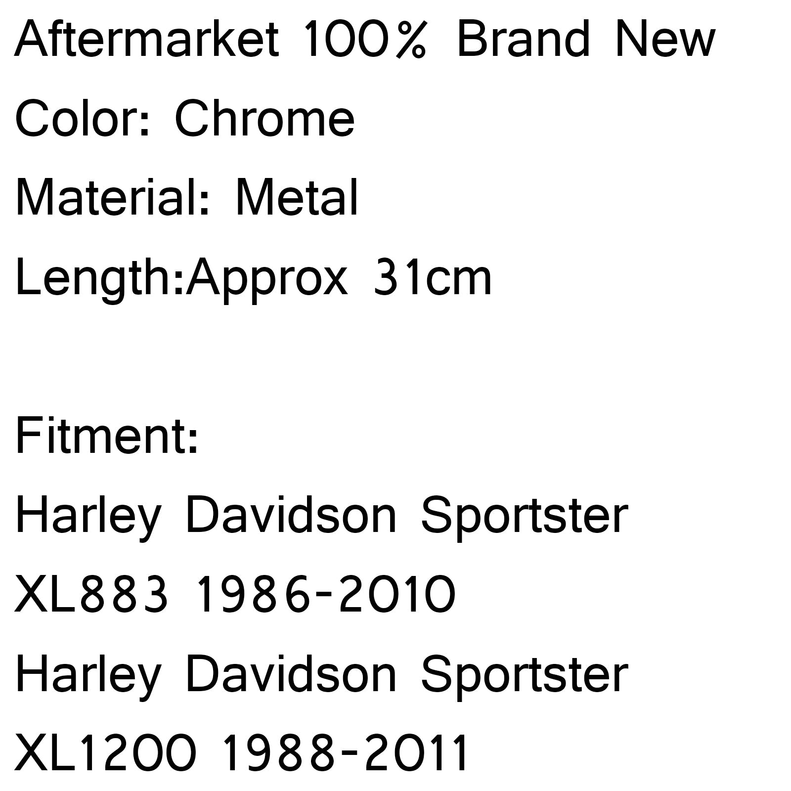 Paar 39 mm voorruit voorruitklemmen voor Harley Dyna Sportster XL 883 1200 CHR generiek