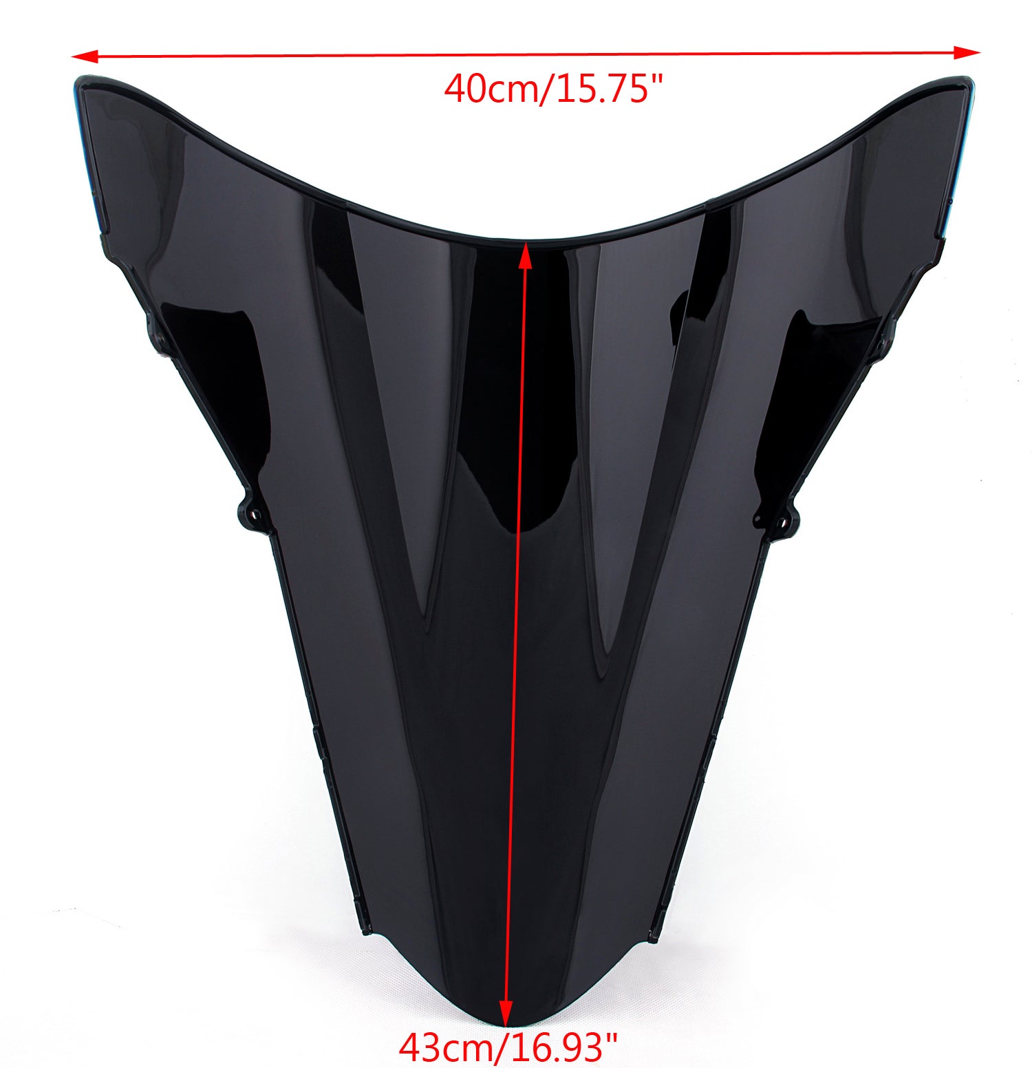 Frontrute frontrute dobbeltboble for Honda VFR800 2002-2012, 6 farger generisk