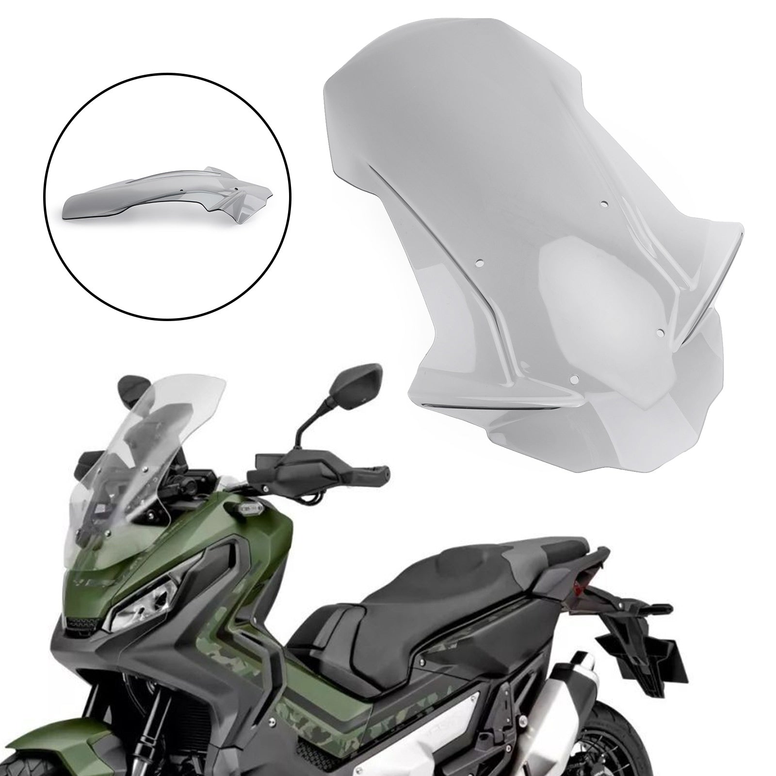En pare-brise de moto en plastique 1x ABS ABS pour Honda 2107-2019 X-ADV 750 générique