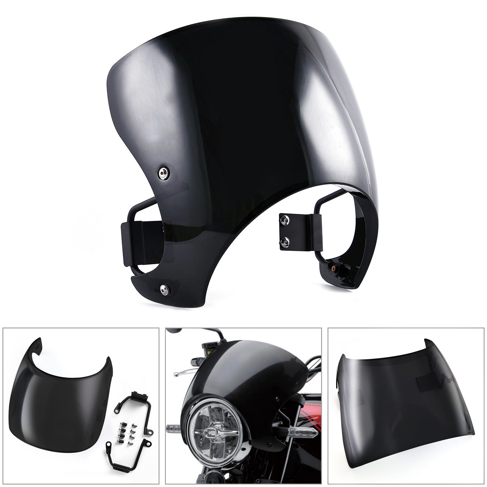 Pare-brise ABS pour Cafe Racer, protection contre le vent pour Kawasaki Z900RS 2018 générique