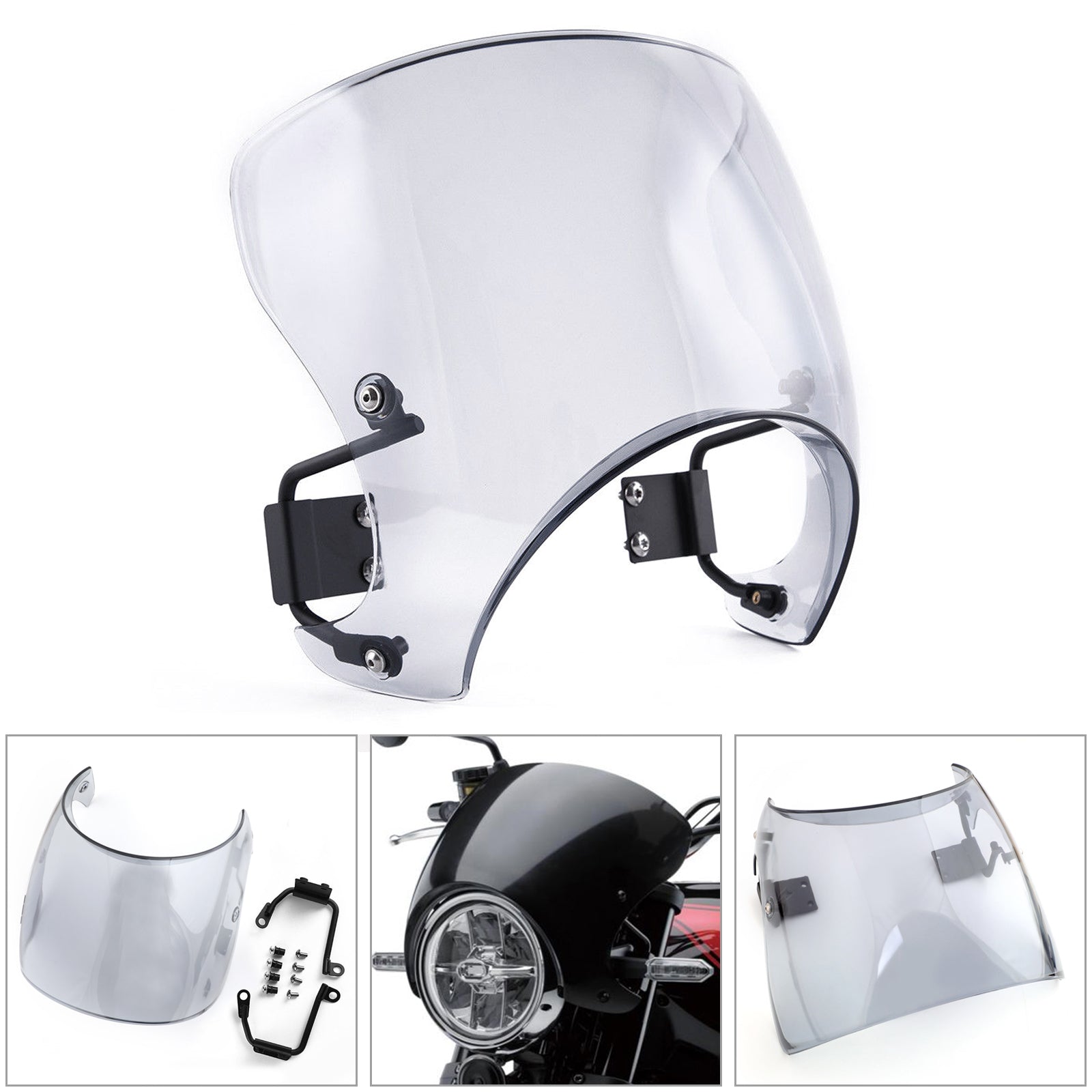 Pare-brise ABS pour Cafe Racer, protection contre le vent pour Kawasaki Z900RS 2018 générique