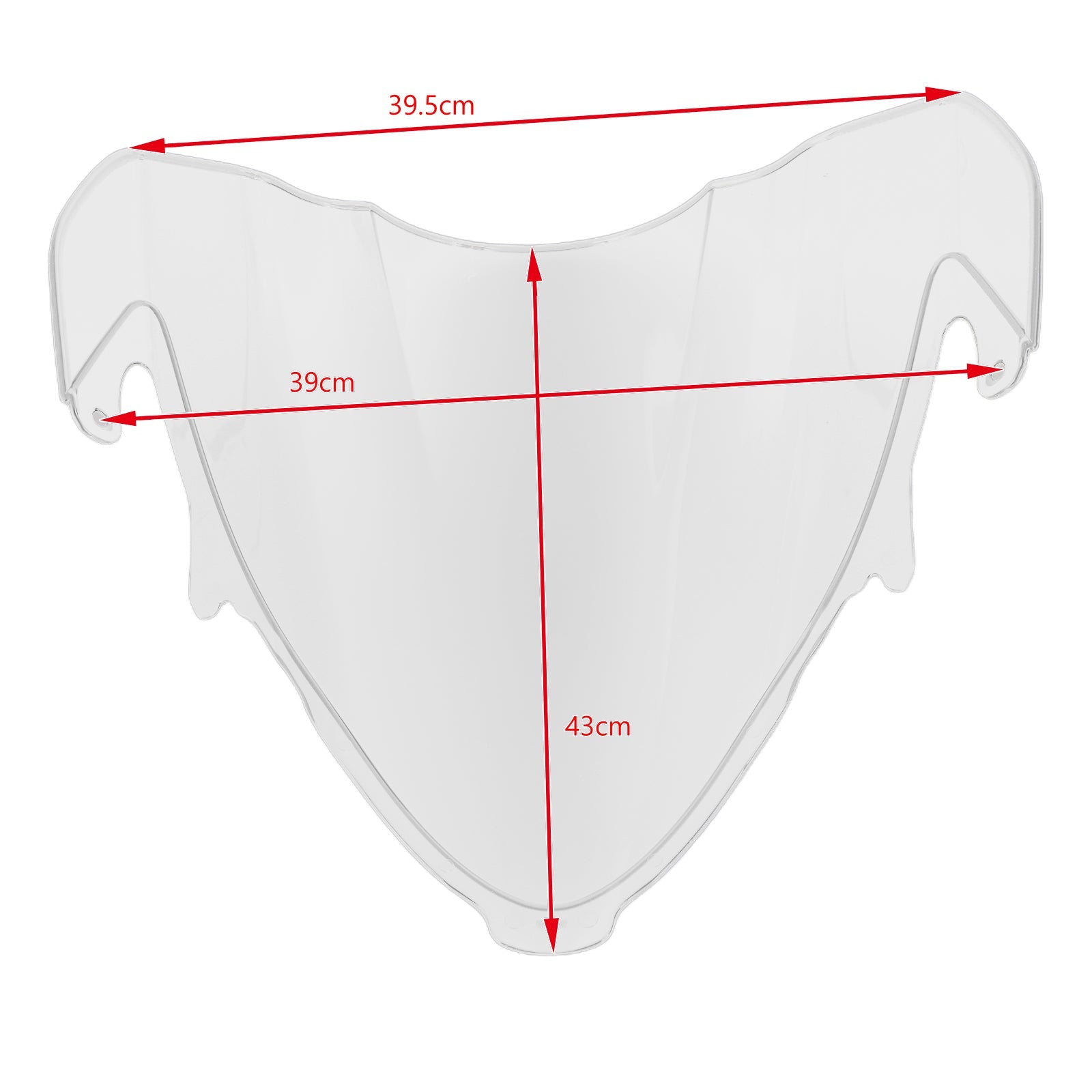 Vindrutan vindruteskydd passar för Suzuki Hayabusa GSXR1300 2021-2024 Generisk