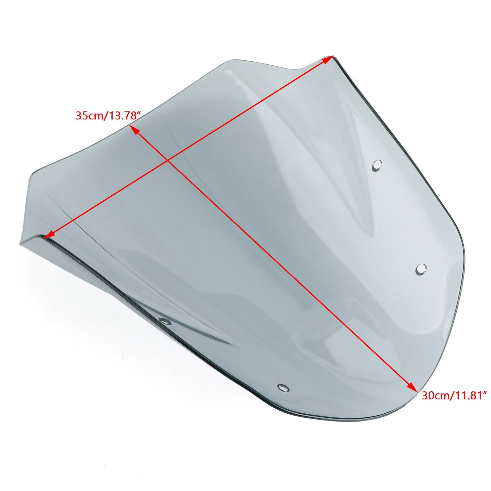 Černé sklo čelného skla + držiak skrutiek pre Yamaha MT-09 FZ-09 (2013-2016) 2 farebné všeobecné generické