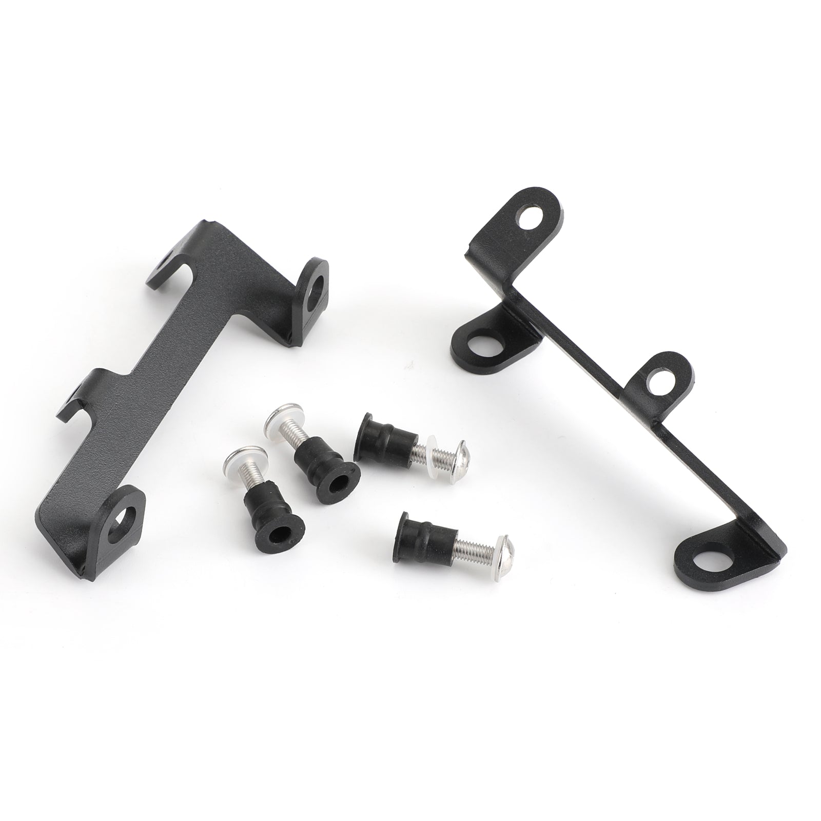 Černé sklo čelného skla + držiak skrutiek pre Yamaha MT-09 FZ-09 (2013-2016) 2 farebné všeobecné generické