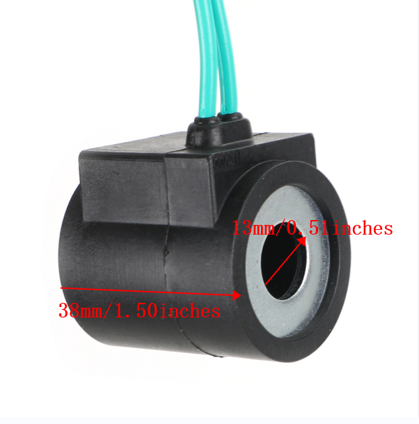 6352012 12V magnetventilspole med trådledningar 10 12 16 38 58 serie