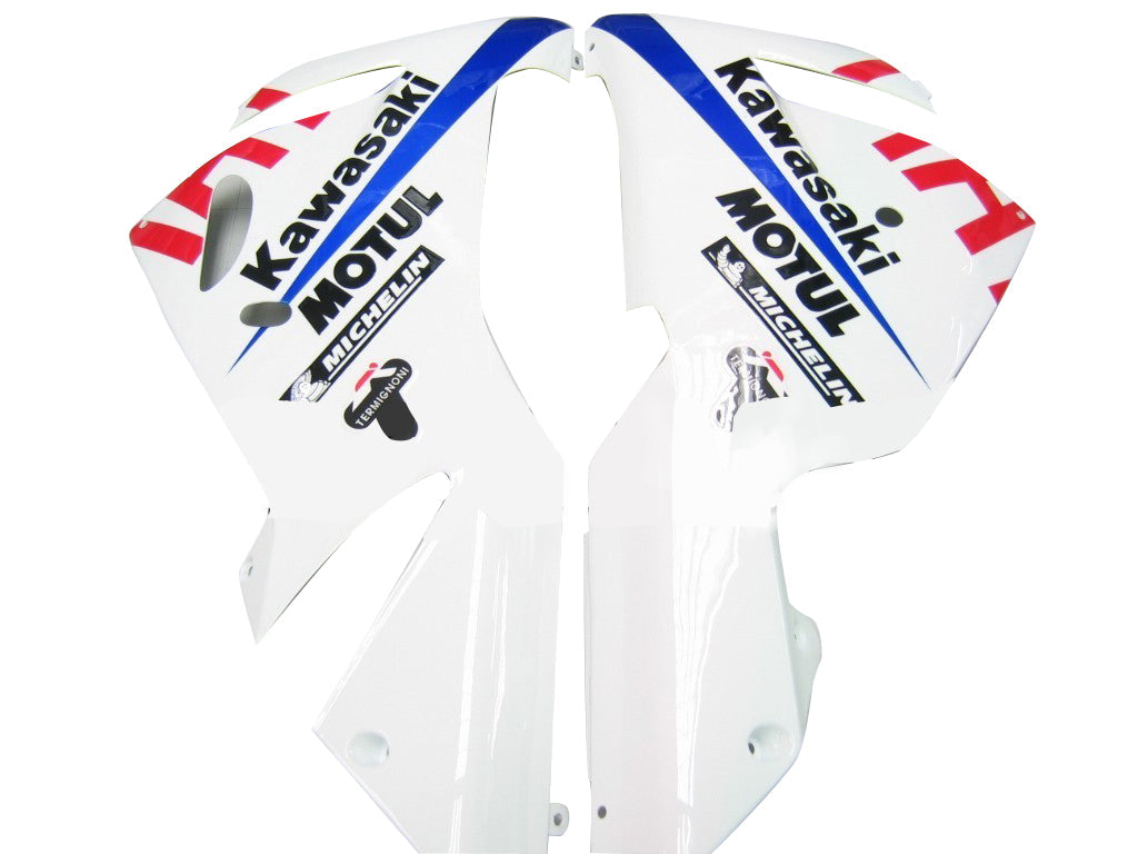 2004-2005 Kawasaki ZX 10r Blue Blanc Fiat Racing Fairings générique