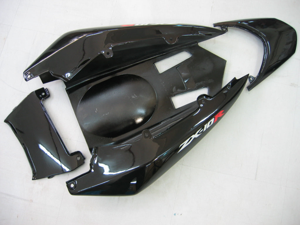 2004-2005 Kawasaki ZX 10r All Black Racing Fairings Generic