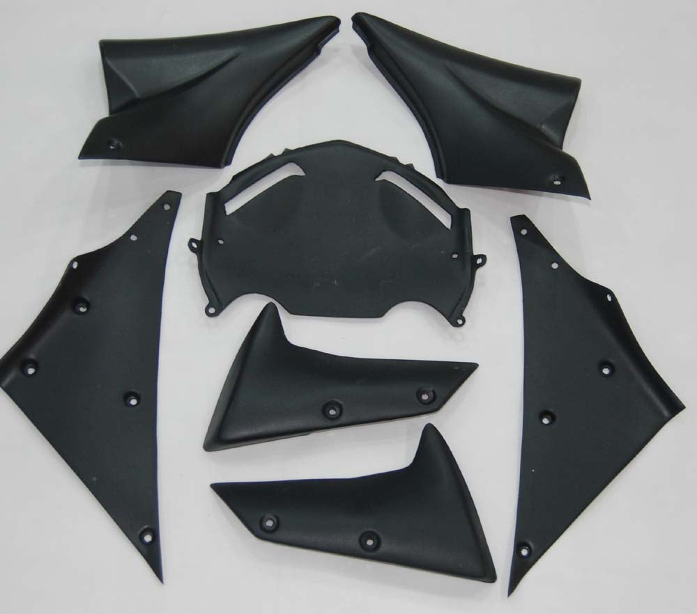 2006-2007 Kawasaki ZX 10r Blue Black Racing Fairings Generic