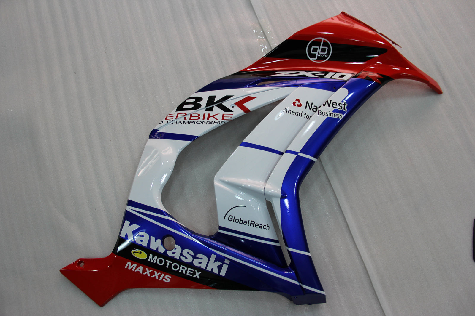 2011-2015 Kawasaki ZX10R Kuip Blauw&Rode kit