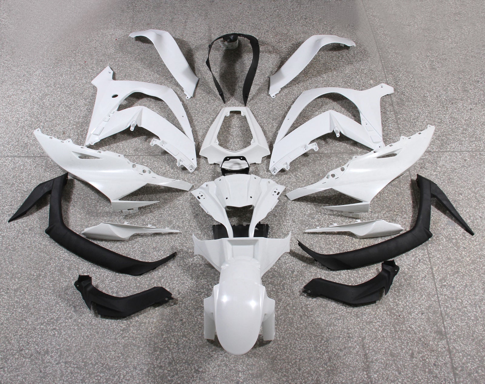 2011-2015 Ninja ZX10R Rød karosseri Fairing ABS Injection Molded Plastics Set 4# Generic