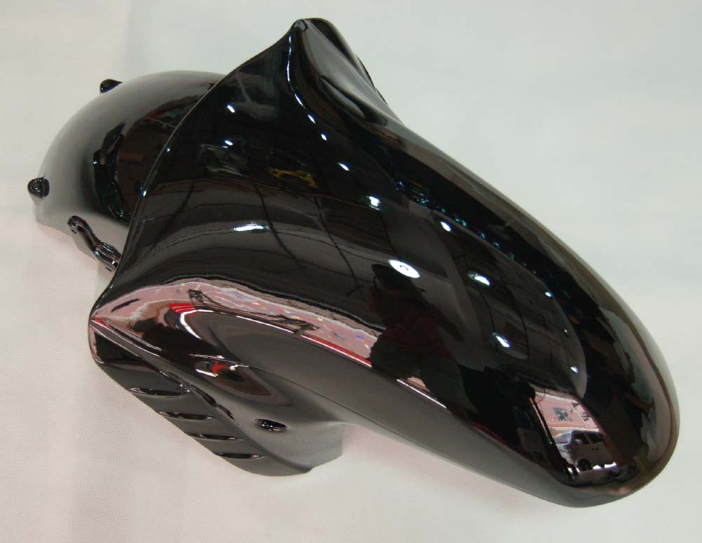 2006-2010 Kawasaki ZX14R Amotopart Kåpor Svarta & Grön flamma Ninja Racing
