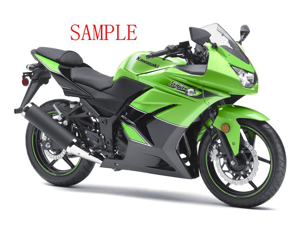 2008-2012 EX250/Ninja 250R Carrosseriekuip ABS spuitgegoten kunststoffen 4 kleuren Algemeen