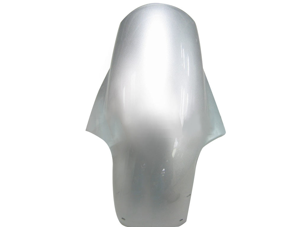 2003-2004 Kawasaki ZX6R 636 Fairings Silver & Red Flame Ninja Racing Generic