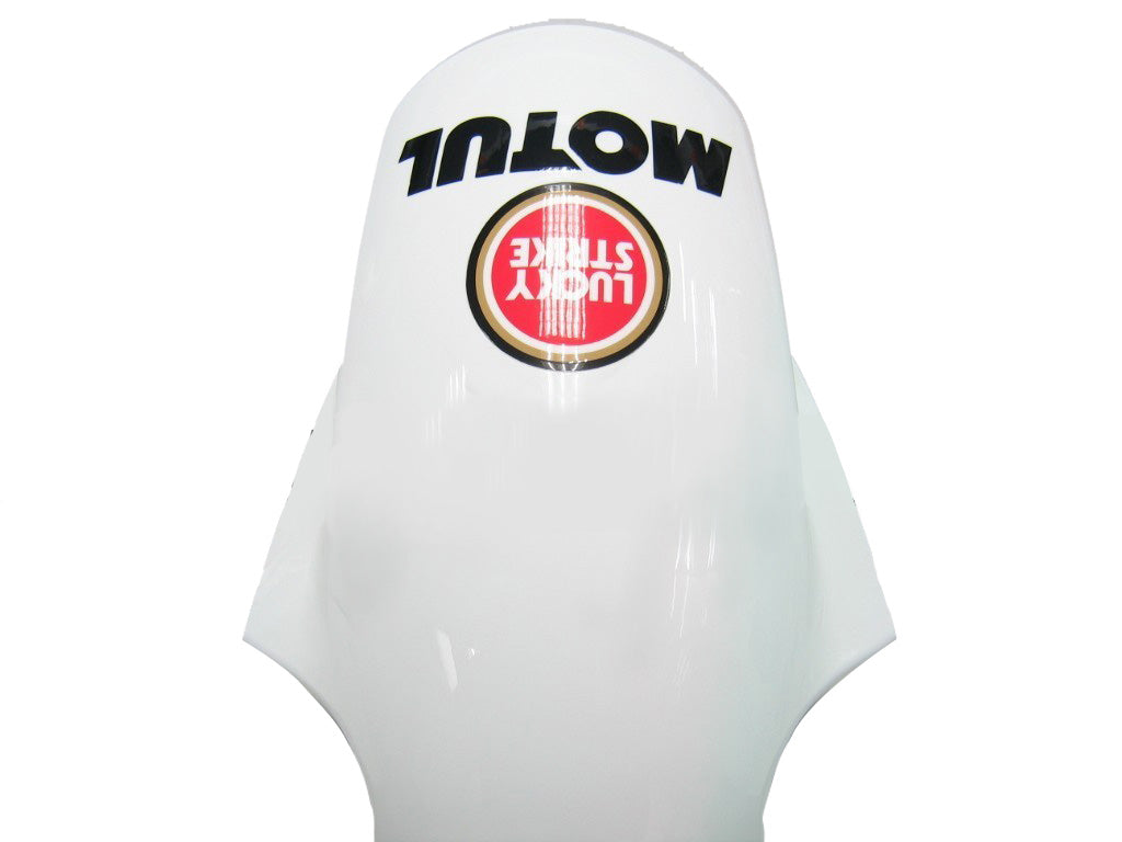 2003-2004 Kawasaki ZX6R 636 Fairings White Red Lucky Strike Ninja Racing Generic