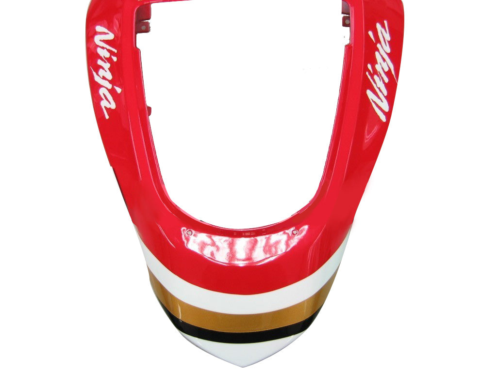 2003-2004 Kawasaki ZX6R 636 Fairings White Red Lucky Strike Ninja Racing Generic