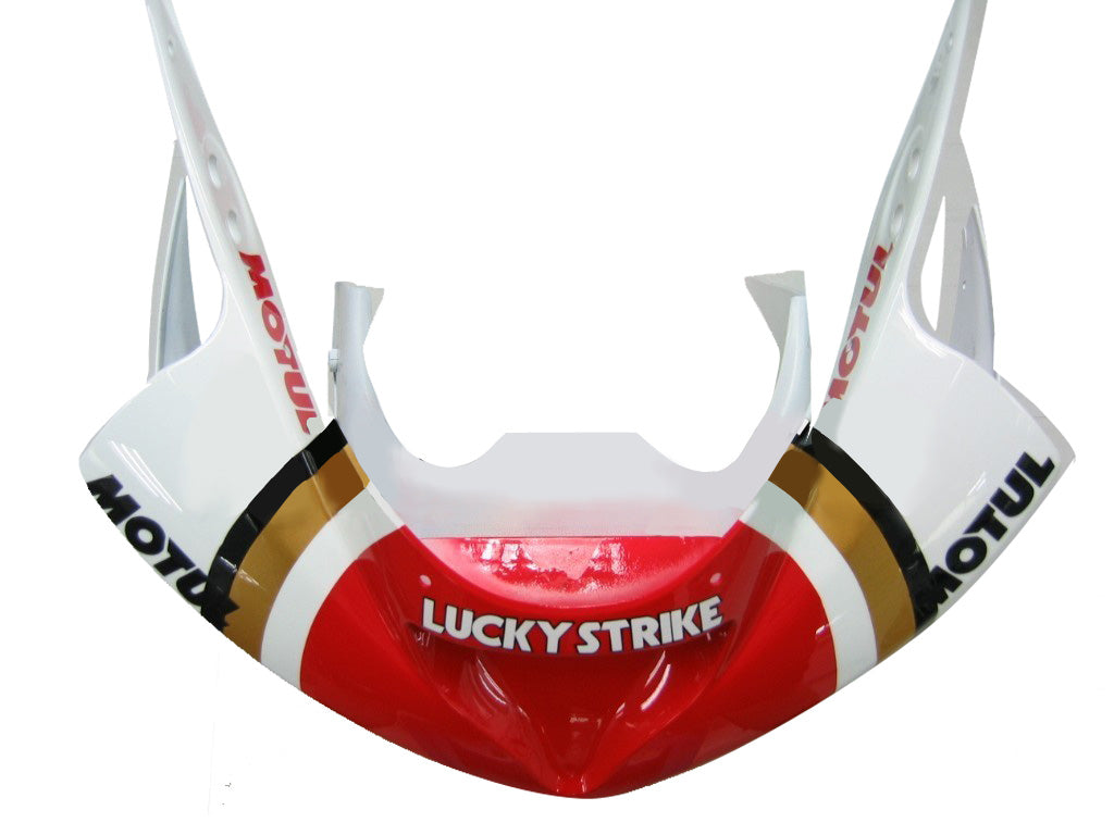 2003-2004 Kawasaki ZX6R 636 stroomlijnkappen Wit Rood Lucky Strike Ninja Racing Generiek