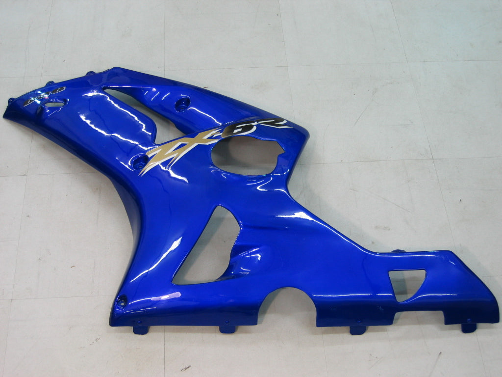 2003-2004 Kawasaki ZX6R 636 stroomlijnkappen Blue Ninja Racing Generiek