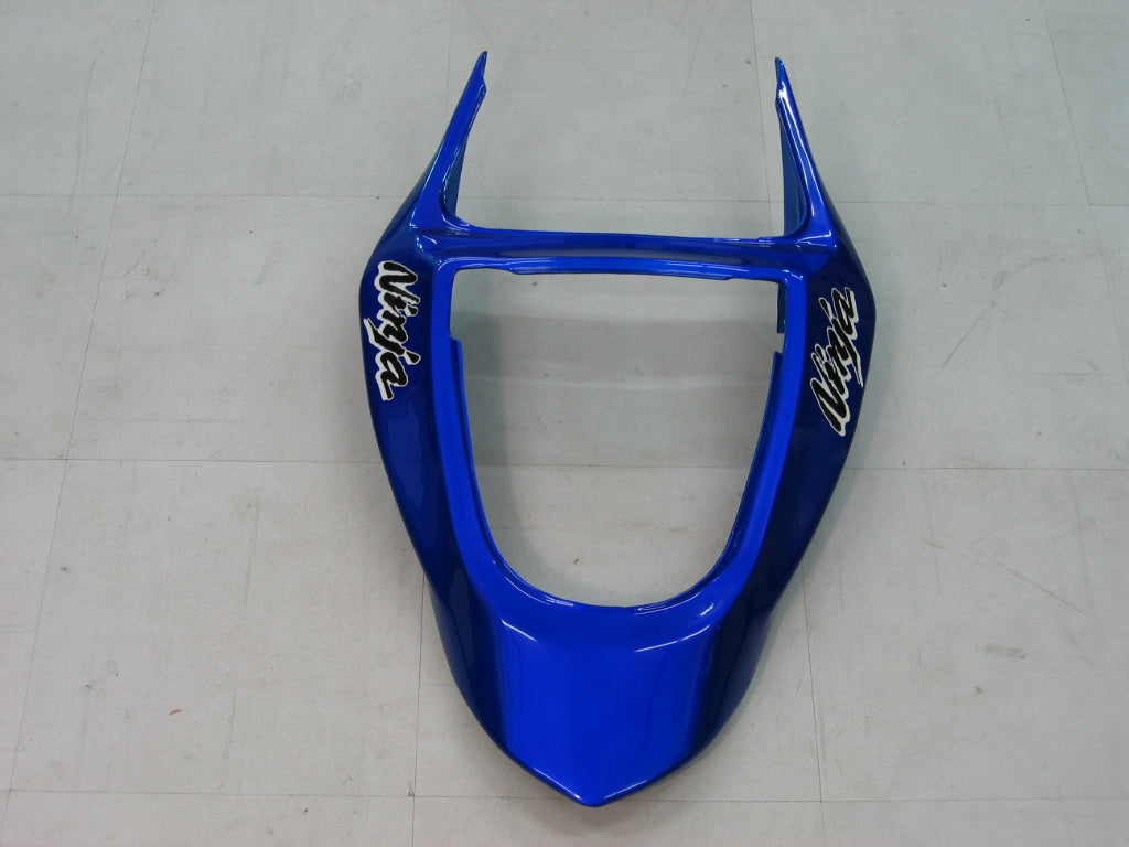 2003-2004 Kawasaki ZX6R 636 stroomlijnkappen Blue Ninja Racing Generiek