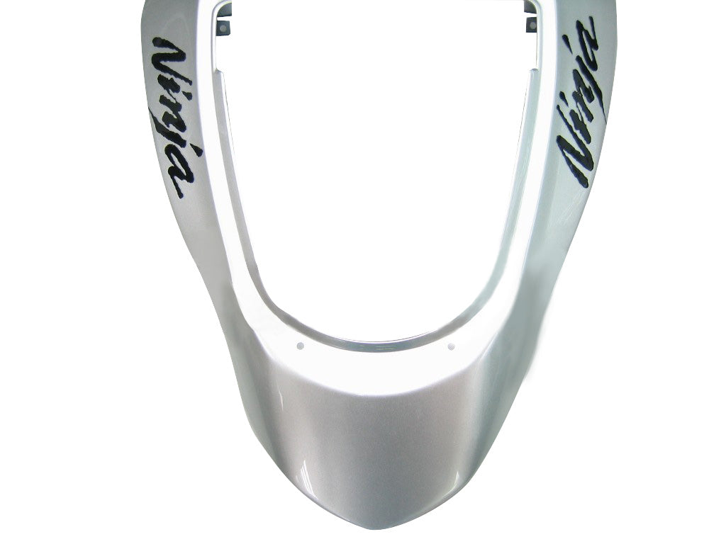 2003-2004 Kawasaki ZX6R 636 Kuipen Zilver & Blue Flame Ninja Racing Generiek