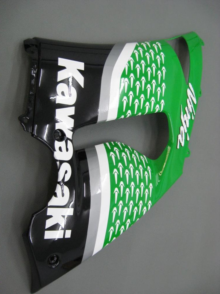 2005-2006 Kawasaki Zx6r 636 Fairings Green Black No.56 Nakano Racing Generic