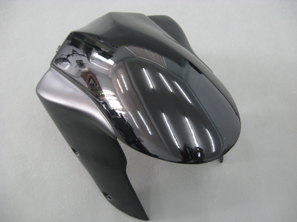 2007-2008 KAWASAKI ZX6R ZX636 FAIRINGS Black Ninja Racing Generic