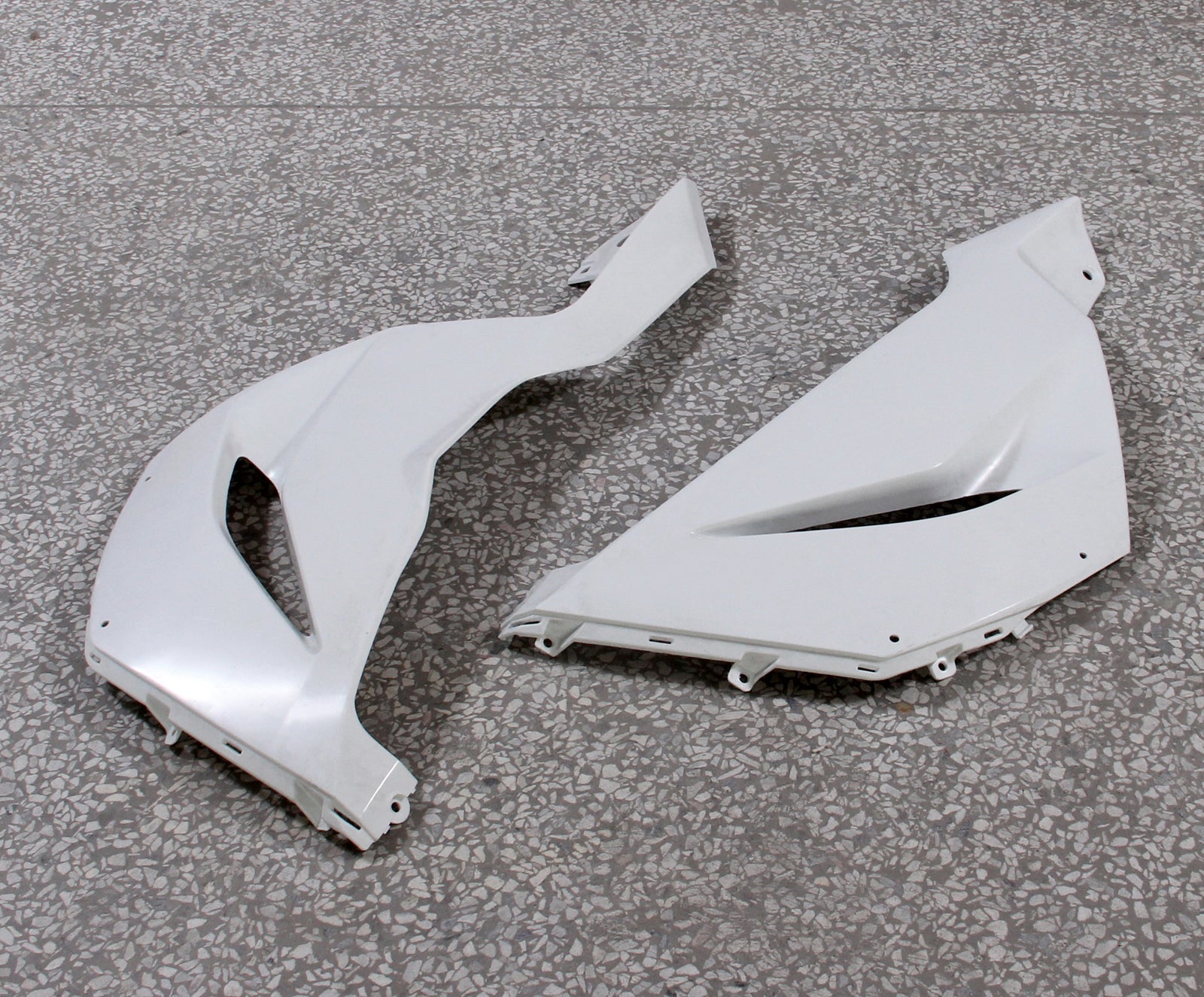 2013-2018 Kawasaki ZX6R 636 Fairings White Ninja Racing Generic