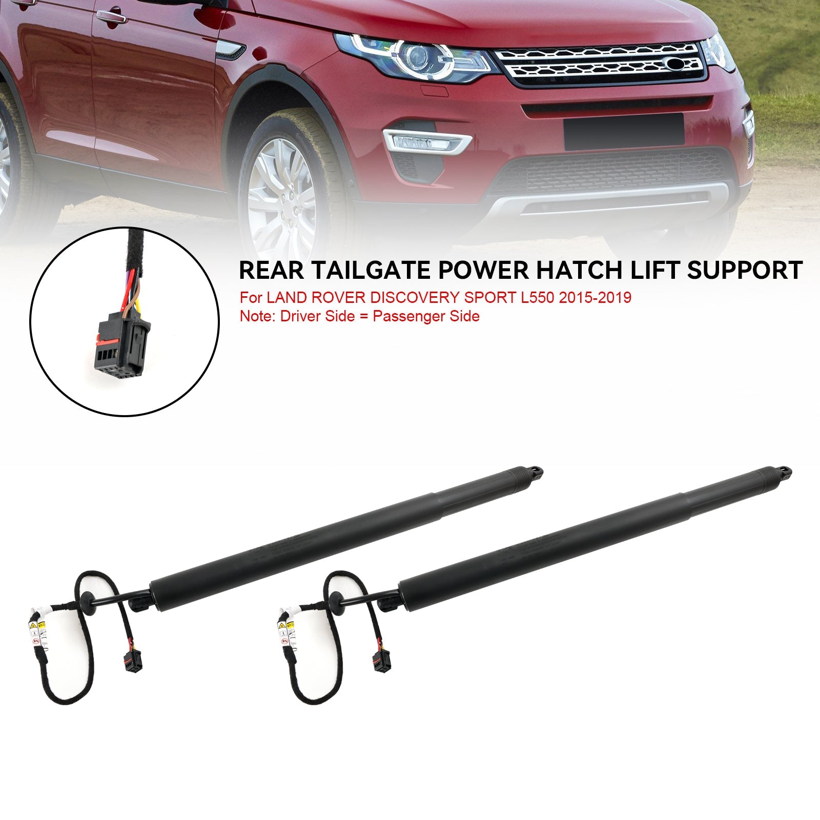 2015-2019 Land Rover Discovery Sport 2PCS Electric Tailgate Strut LR075420 R058635 LR074798 LR075419