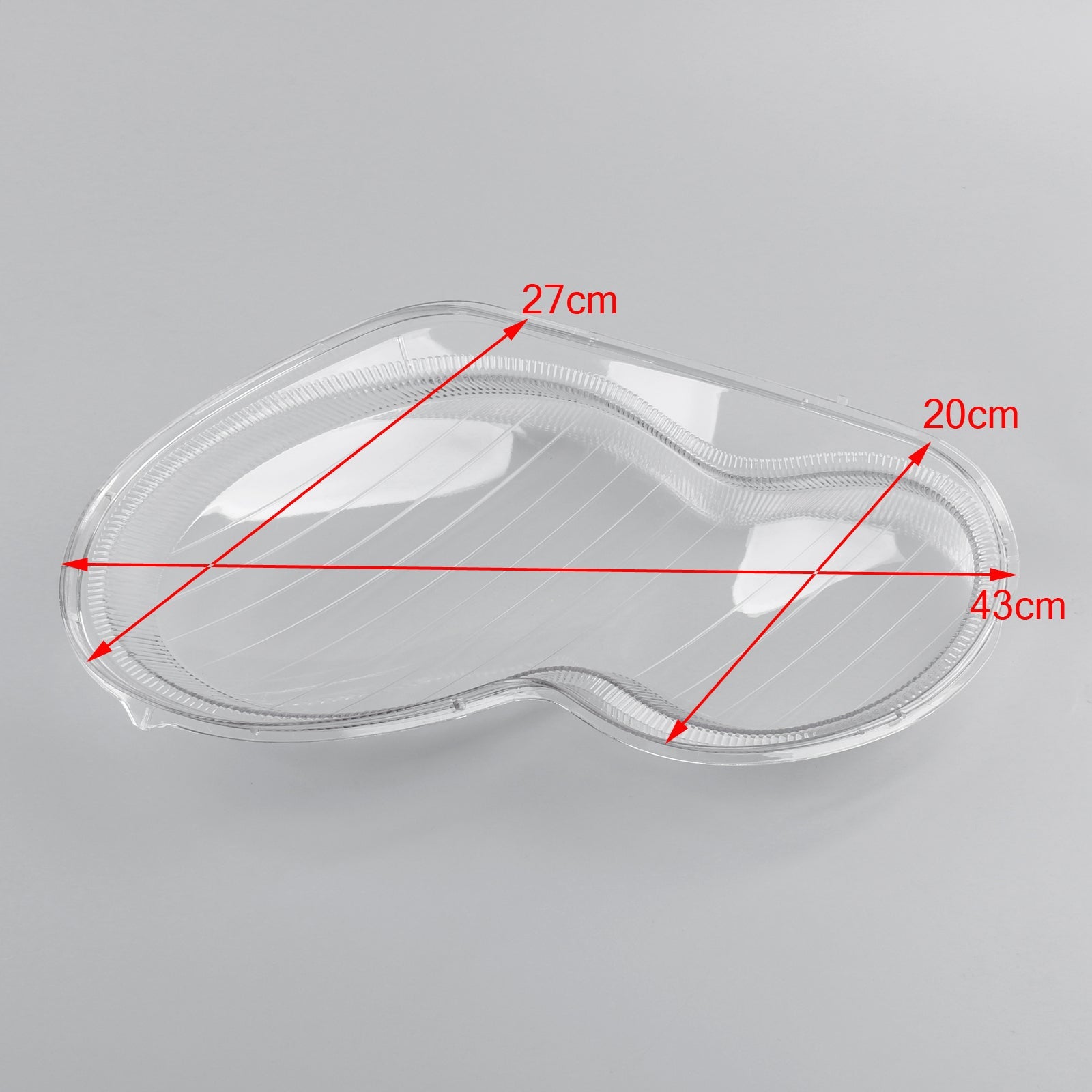Headlight Lens Shell Plastic Cover Left + Right For 2001-2007 Benz W203 C-Class Generic