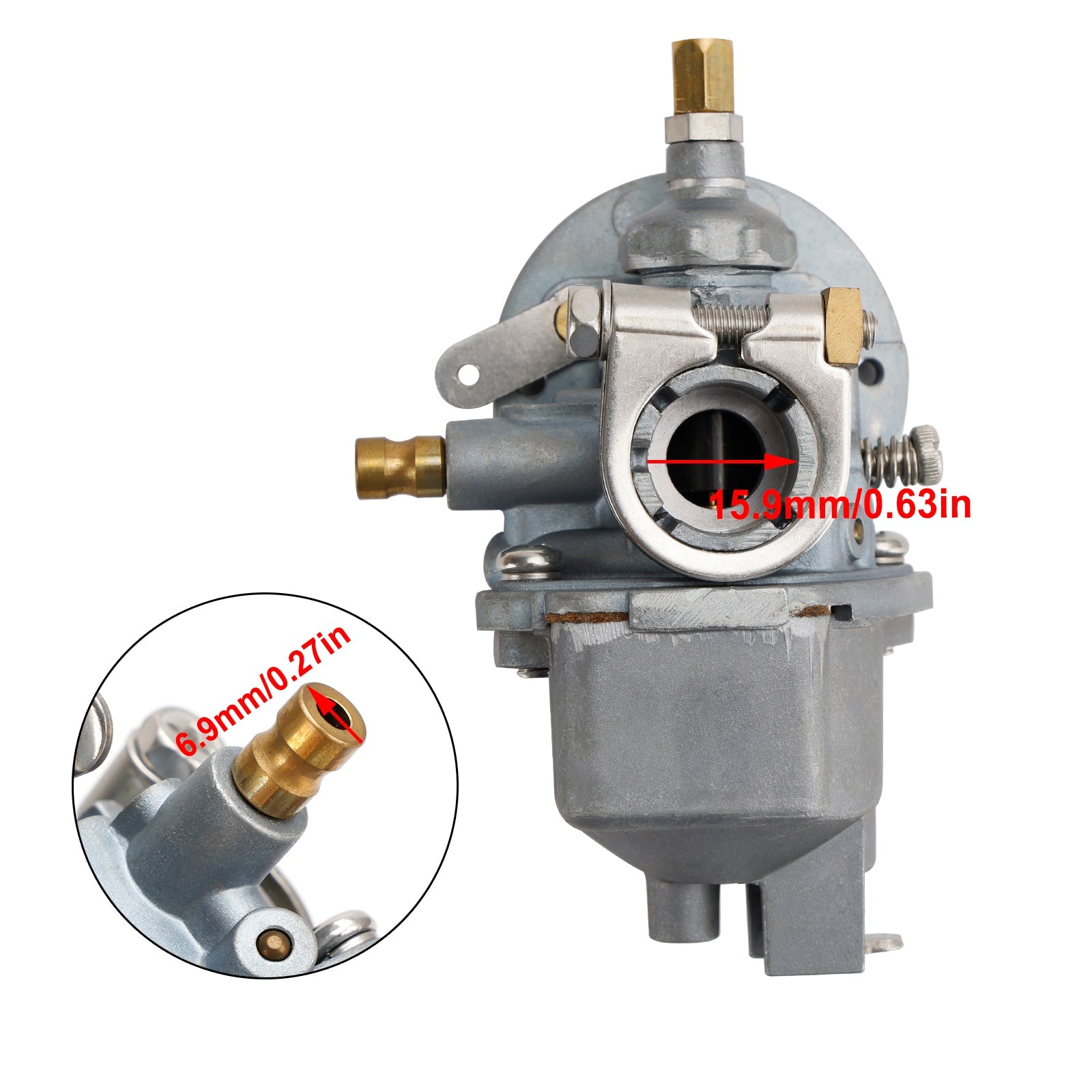 Förgasare kolhydratmotor för Yamaha 2-slags 2 hk PZ11 JX-1