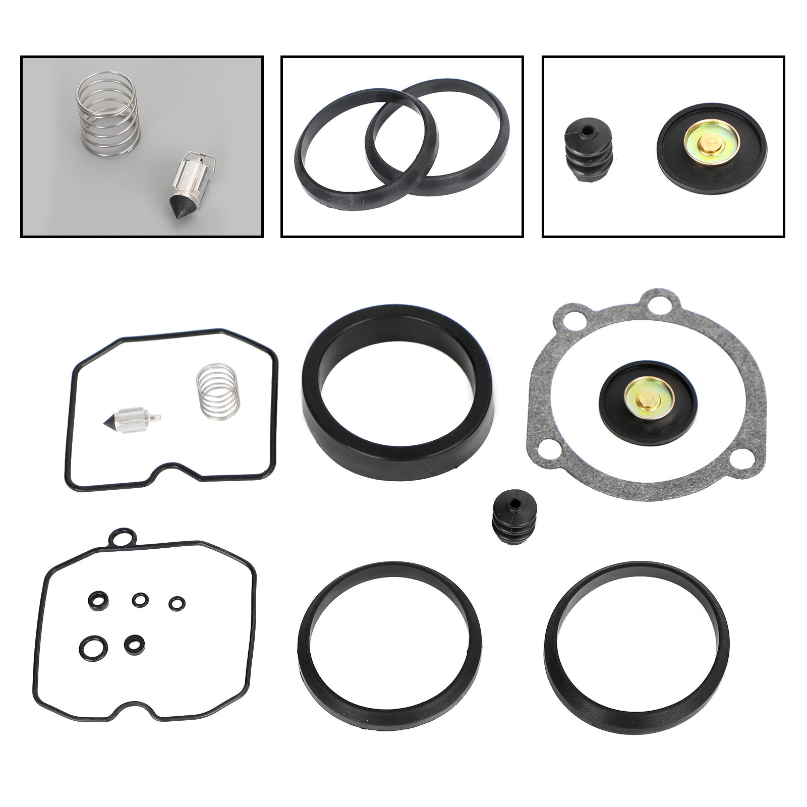 Förgasare Carb Rebuild Kit Fit för CV Type 1990-Up XL 883 1200 Softail Dyna Generic