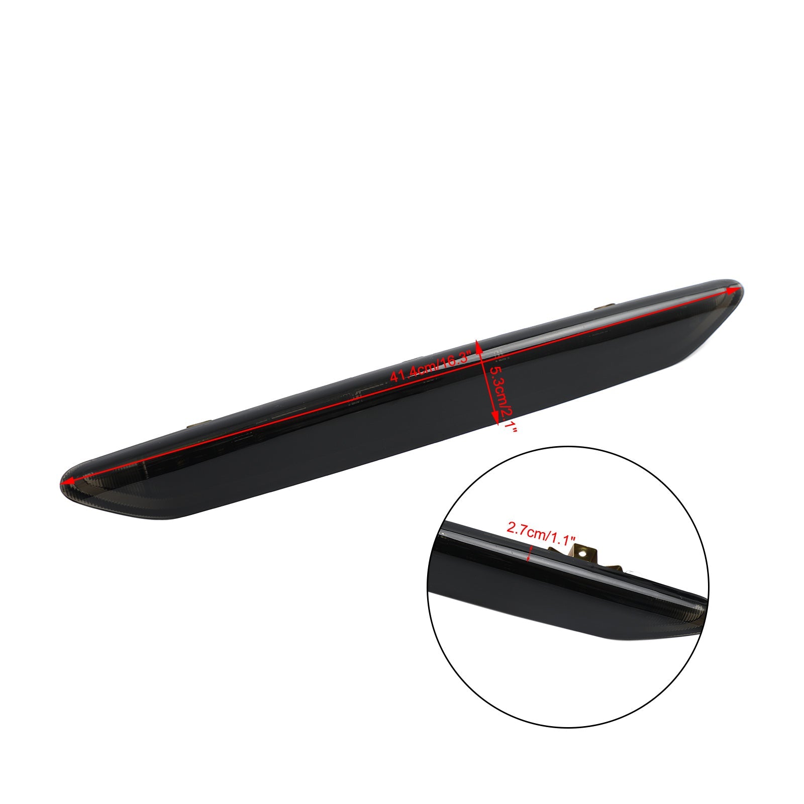 Tredje bremselys høy montert stopplampe for VW Polo 9n 2002-2010 6Q6945097 generisk