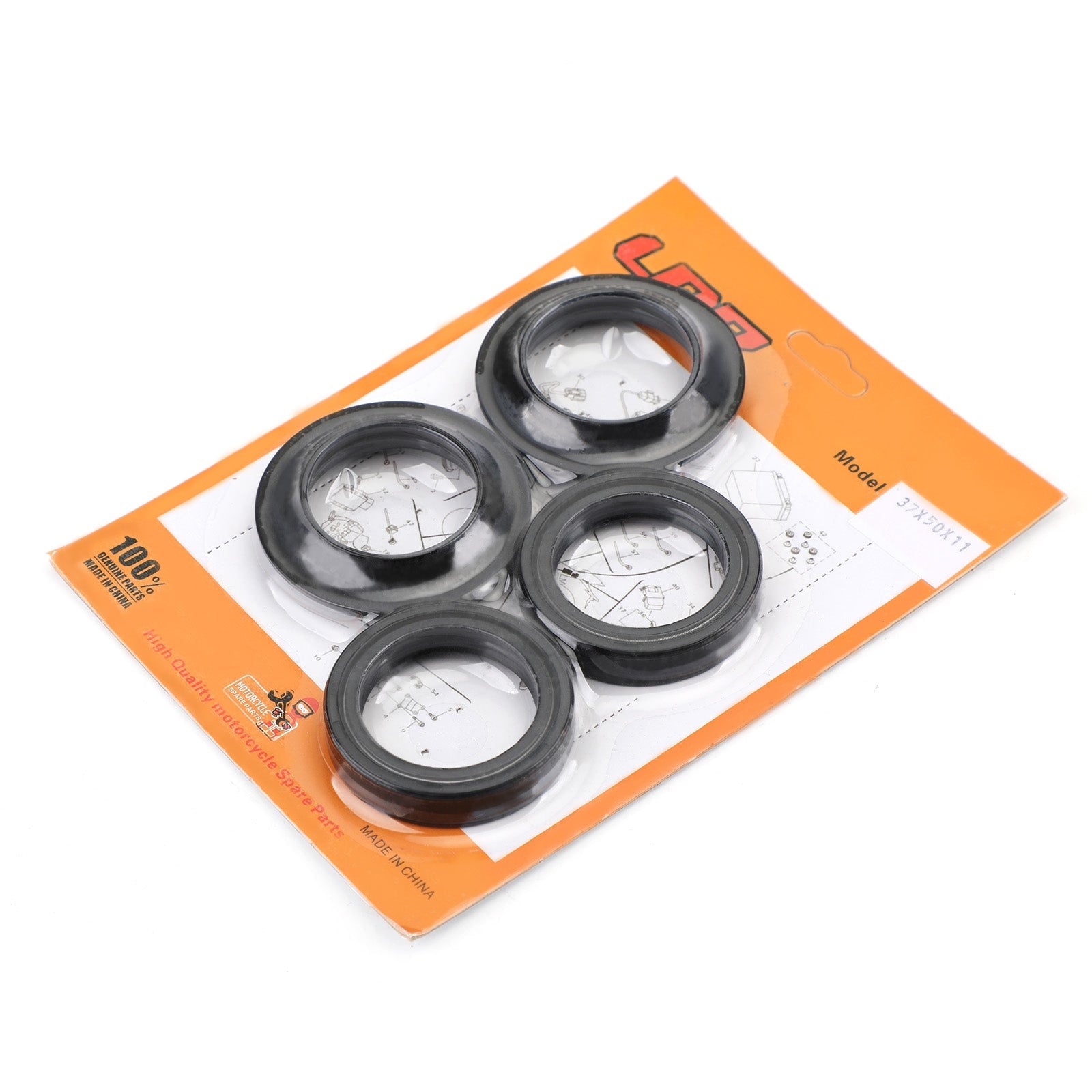 Front Fork Oil Seal Wiper Kit for Honda CBR Cr Crf XR CB VF VFR CX VT GL NX Generisk