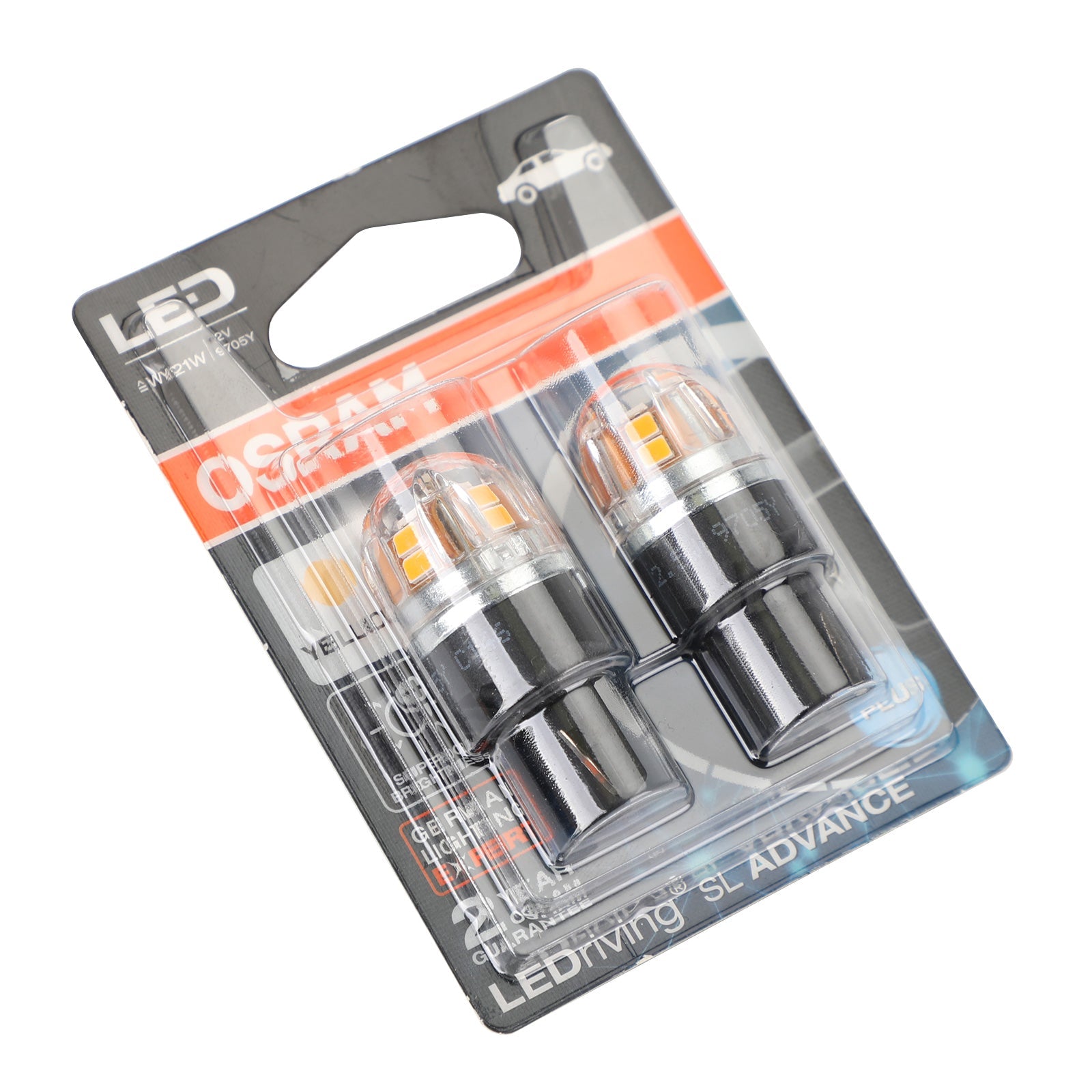 2x pre OSRAM 9705Y Auxiliary Bumb LED WY21W 12V2.5W WX3X16D generic