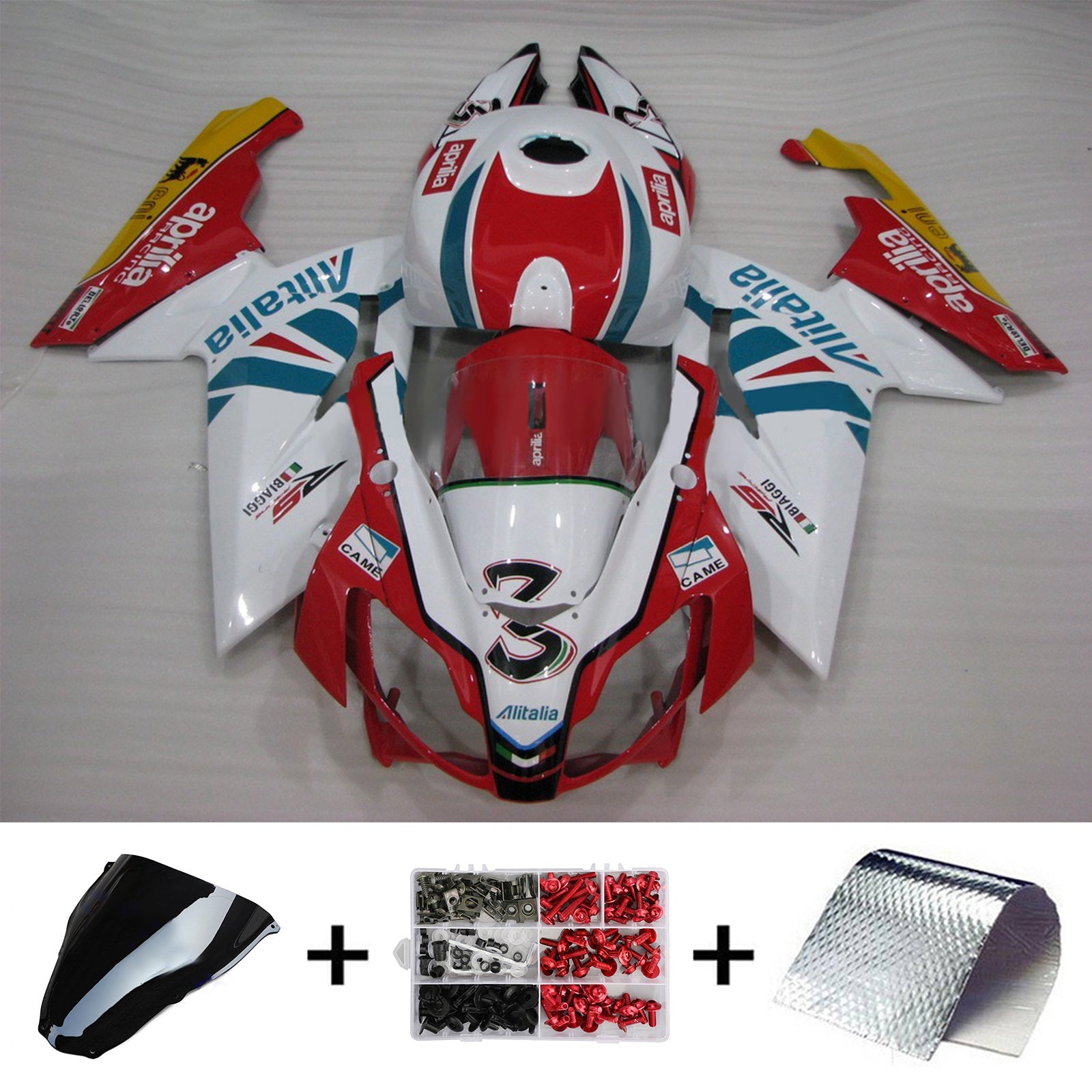 2006-2011 Aprilia Rs125 Amotopart Injection Fairing Kit Bodywork Plastic ABS #116