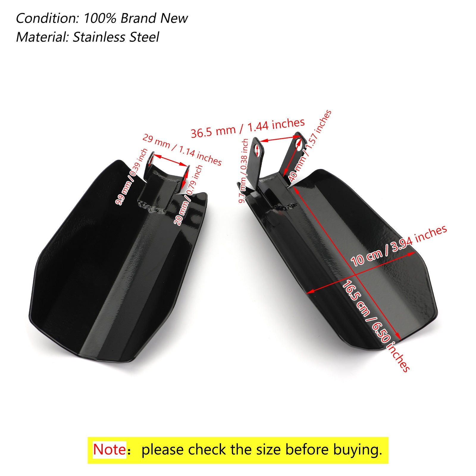 Håndvakter Shield Cover for Sportster XL 883 XL 1200 48 72 Motorsykkel Generisk