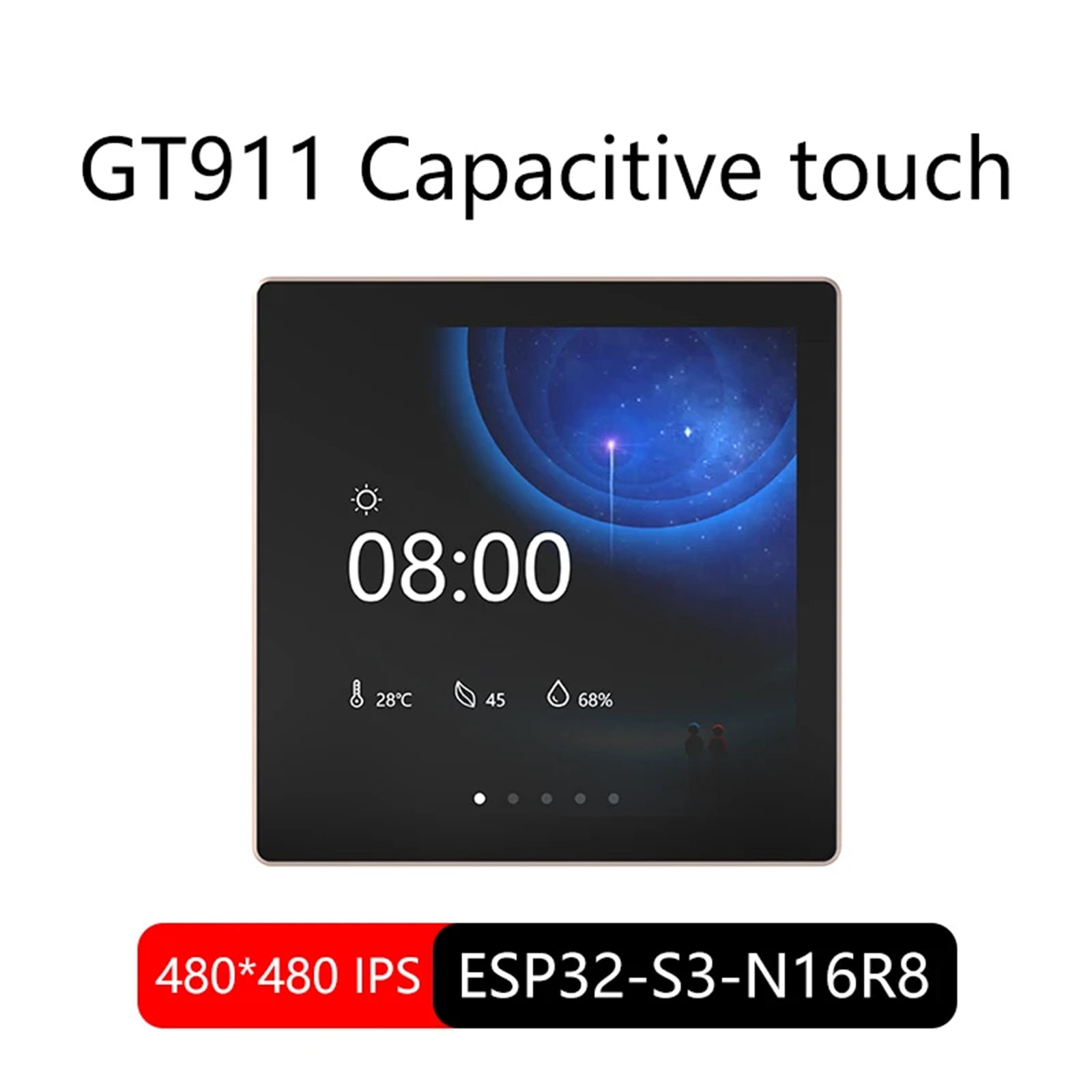 Carte de développement ESP32-S3, écran tactile IPS de 4 pouces, boîtier LVGL 86, CPU double cœur