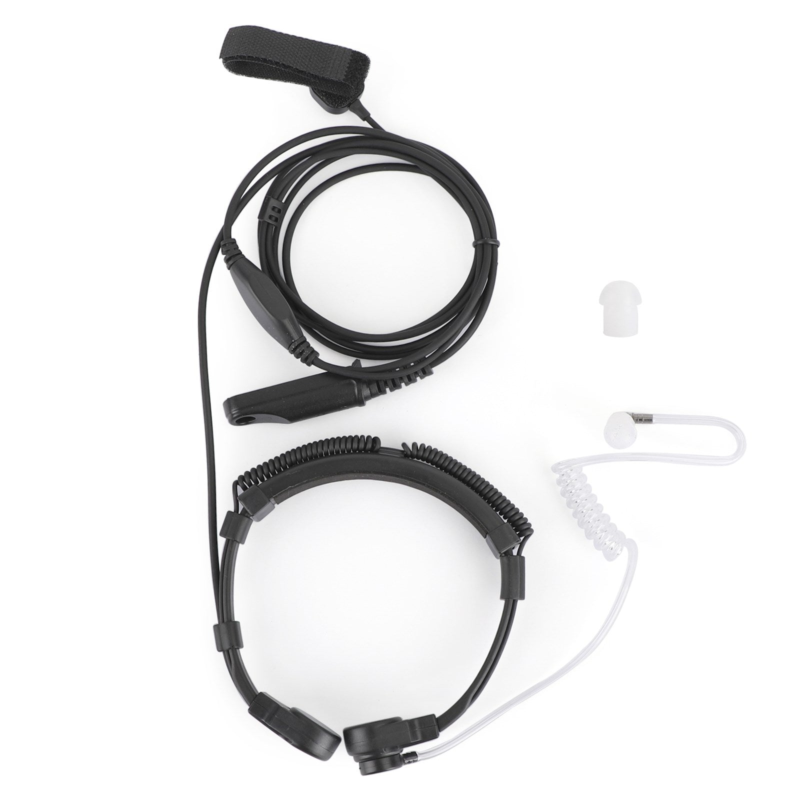 Tactical Throat Mic Headset Fit för Baofeng UV-9R plus BF-9700 BF-A58 UV-82WP