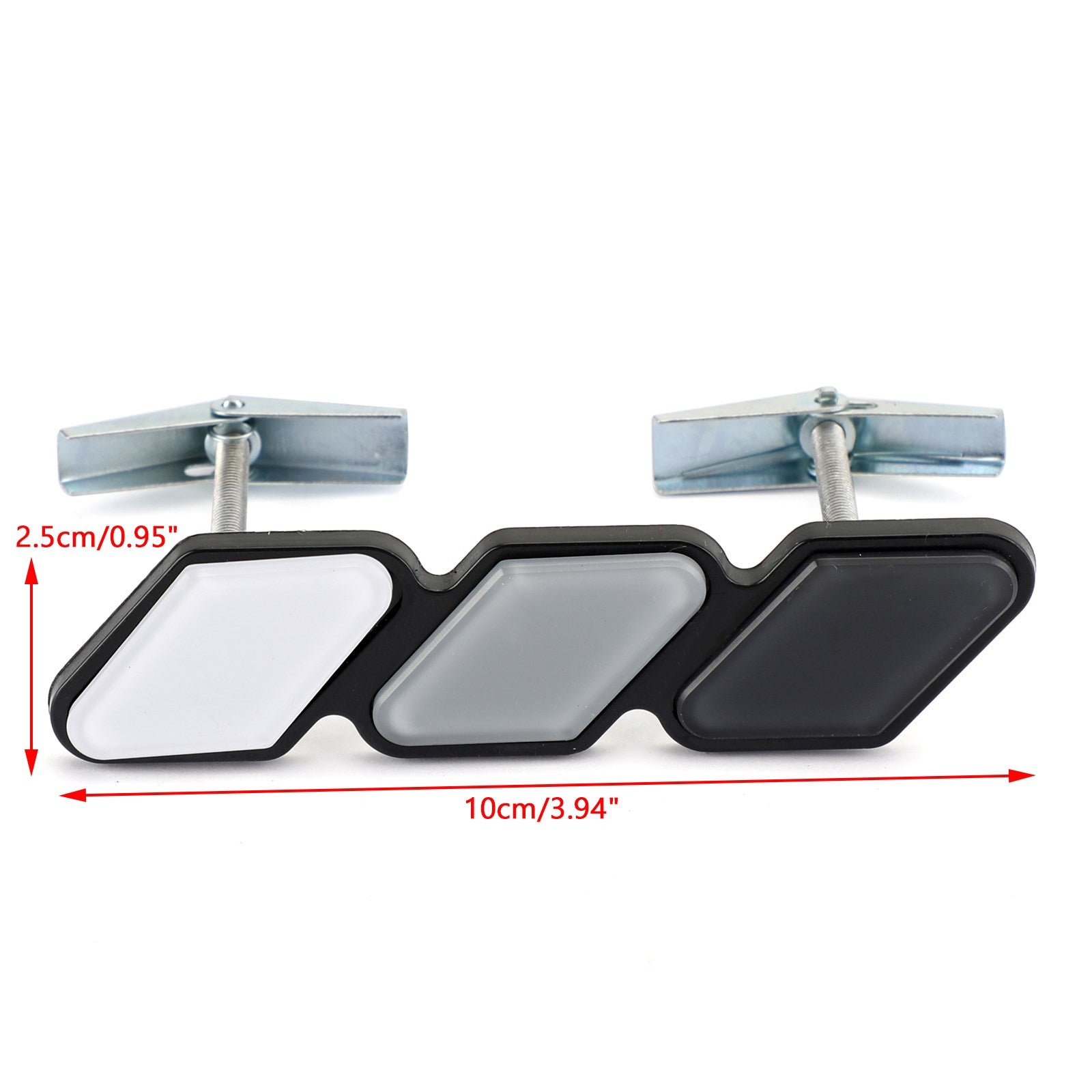 Tri-Color 3 Grille Badge Emblem för Toyota Tacoma 4Runner Tundra Rav4 Highlander Generic