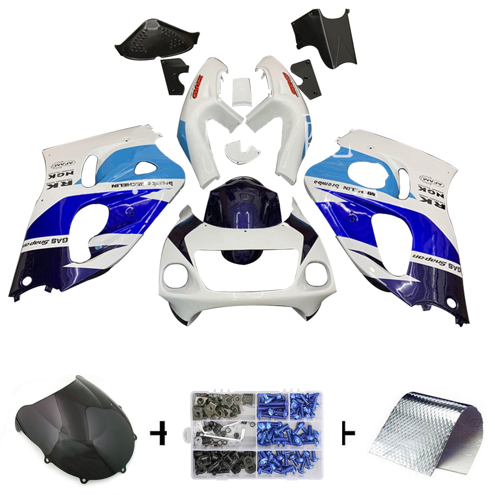 1996-2000 Suzuki GSXR600 1996-1999 GSXR750 FAIRING KIT BODYWORK