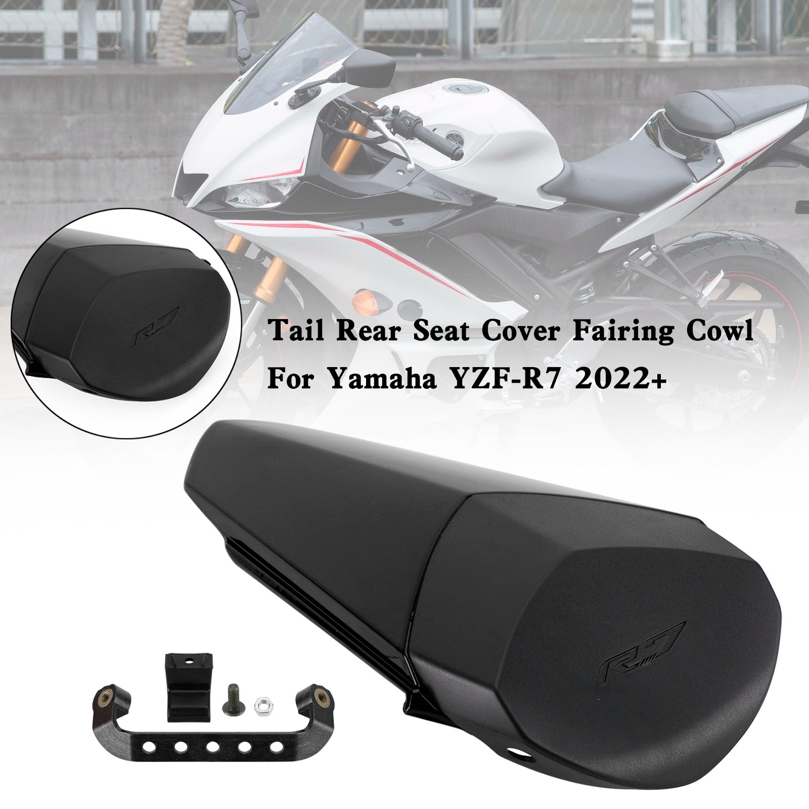 2022-2023 YAMAHA YZF-R7 YZF R7 zadné sedadlo Cover Cover COWL COWL