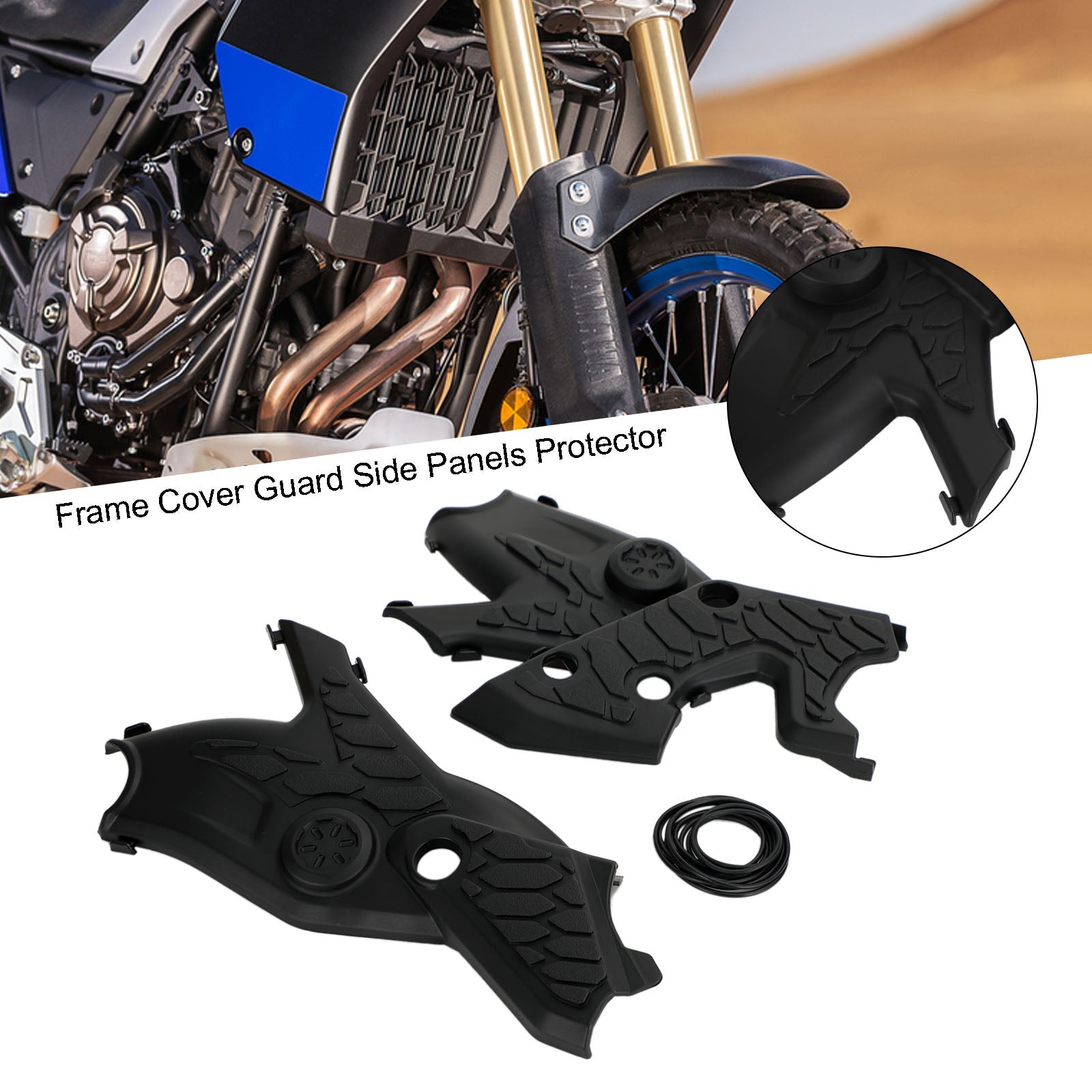 2019-2021 Yamaha Tenere 700 Caxe de couverture de couverture de garde les panneaux côté protecteur