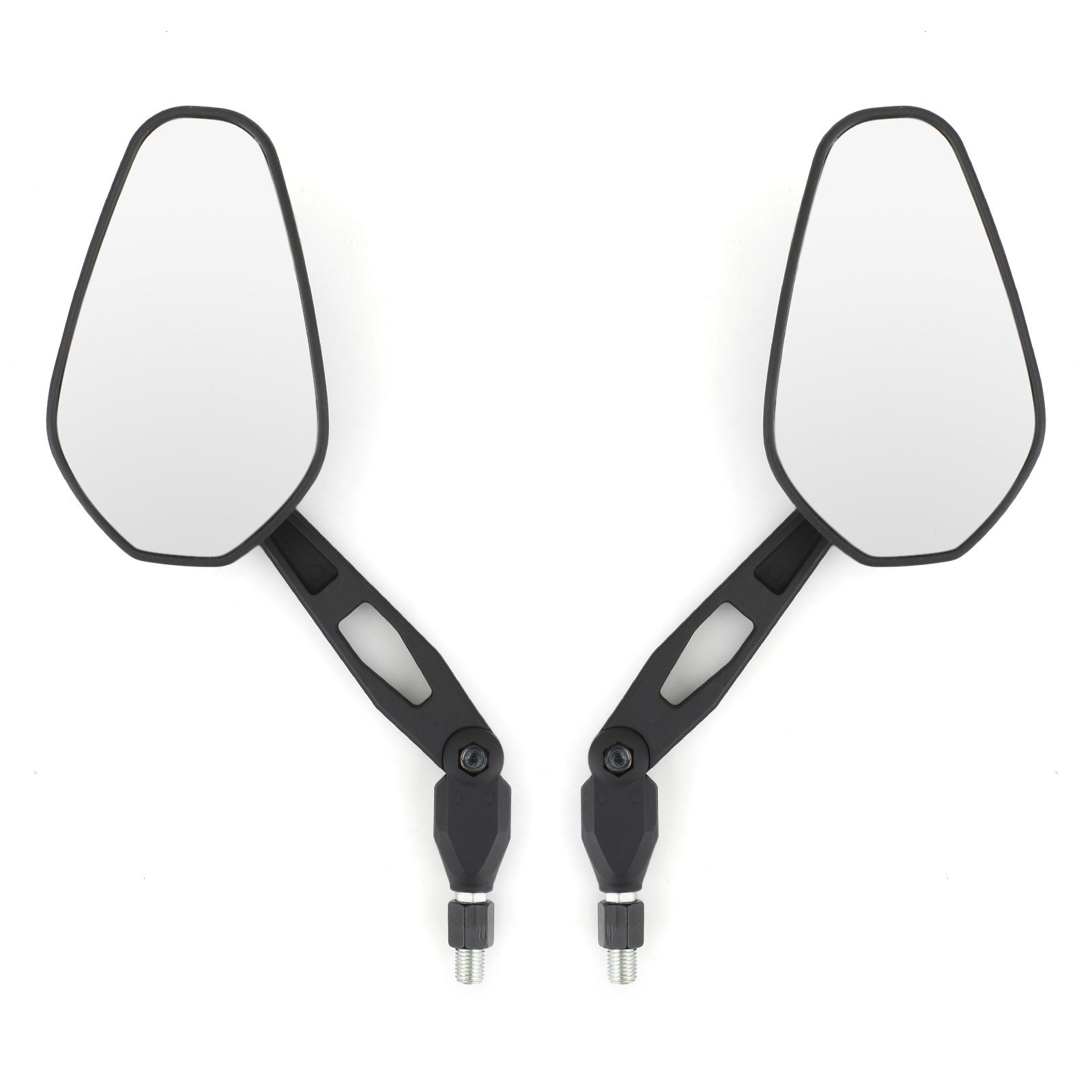 Nuevo Par de espejos retrovisores laterales de nailon M10 de 10Mm para motocicleta, genérico